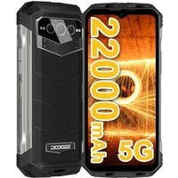 DOOGEE V MAX 5G Outdoor Smartphone, 22000mAh Akku, 12GB+256GB Smartphone (6,58 Zoll, 256 GB Speicherplatz, Dimensity 1080, 6.58 Zoll FHD+ 120Hz, 108MP Kamera, Nachtsicht, NFC)