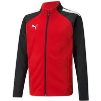 PUMA Trainingsjacke TEAMLIGA TRAINING JACKET JR sportlicher Look, aus Trikot-Material, mit Reißverschlusstaschen