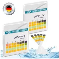 ECENCE Pool-Wassertest pH wert Teststreifen 200 Stück ph 0-14 Aquarien
