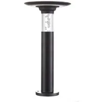 Arnusa LED Außen-Stehlampe Solar Sockelleuchte Wegeleuchte Pollerleuchte 55 cm Gartenlampe, Farbsteuerung, LED fest integriert, Warmweiß, Kaltweiß, 360 lm, Duo Color