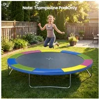 SPORTNOW Trampolin-Abdeckplane Trampolin Randschutz, Reißfest UV-resistent, Wasserdicht (Trampolin Ersatzteile, 1-St., Trampolinzubehör), für Gartentrampoline Bunt