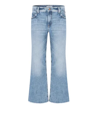 CAMBIO - Felina cropped cross bleached fringed - Gr. - 42/28