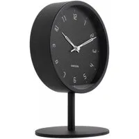 Karlsson Uhr Tischuhr Stark Iron Matt Black