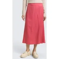 TOM TAILOR Sommerrock Röcke High Waist Satin Midi-Rock