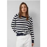 s.Oliver Longpullover Strickpullover Oversized Strickpullover aus Viskosemix