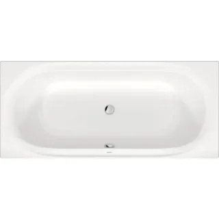 Duravit Soleil by Starck Rechteck-Badewanne 700503000000000 180 x 80 x 46,9 cm, Einbauversion, mit zwei Rückenschräge, weiß