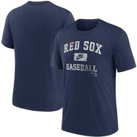 Nike T-Shirt Nike Shirt Boston Red Sox Nike Cooperstown Triblend
