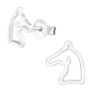 Pferde Kinder Ohrringe aus Silber