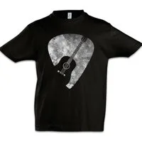 Urban Backwoods Print-Shirt Plectrum Kinder T-Shirt Guitar Gitarren Plektrum Pick Gitarrist (1-tlg) Musiker Flatpick Music Gitarre