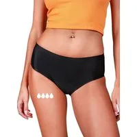 Taynie Periodenslip Seamless - Nahtlose Periodenunterwäsche leichte Blutung - Damen (1-St., 1er-Pack) Nahtlose Periodenunterwäsche / Periodenslip aus Bio Baumwolle