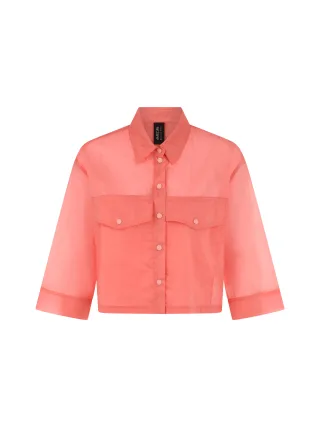 Marc Cain Sports - Transparente Hemdbluse candlelight peach - Gr. - 38