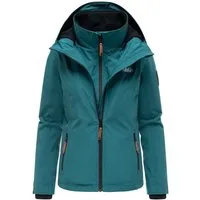 Marikoo Outdoorjacke Erdbeere sportliche Funktionsjacke mit Kapuze