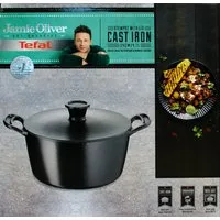 Tefal Kasserolle Tefal E21246 Jamie Oliver Kasserolle 24 cm Gusseisen