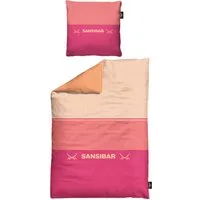 Sansibar Sylt Wendebettwäsche Sansibar Bettwäsche-Set Louis, Streifendesign, 100% Baumwolle, Baumwolle, Hautfreundlich, atmungsaktiv, angenehm weich