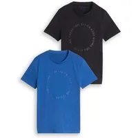 TOM TAILOR T-Shirt T-Shirt (im 2er Pack) Basic T-Shirt im 2er-Pack