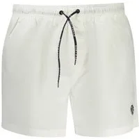 North Sails Badeshorts Weiße Herren-Badeshorts mit elastischem Bund und Kordelzug