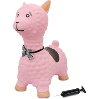Jamara Hüpftier Lama, rosa, inkl. Luftpumpe