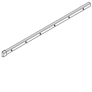 KWC Aquarotter Armatureneinheit, Edst., W.-Mont., 6 Waschplätze, 4240 mm, Wasser hi. li, 2030071943 2030071943