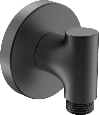 Hansa Wandanschlussbogen HANSA 2900, Rosette rund Matt-Schwarz, 290022-33 290022-33