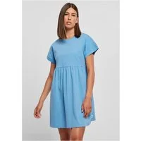URBAN CLASSICS Sweatkleid Ladies Organic Empire Valance Tee Dress XS bis 5XL