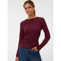Vero Moda Langarmshirt VMAVA SARAH LS TOP JRS NOOS Materialmix, regular fit