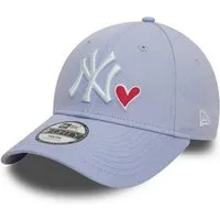 New Era Baseball Cap New York Yankees New Era MLB Heart Logo 9Forty Kids Cap Lila (1-St)