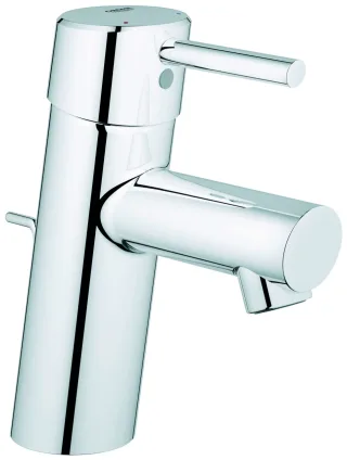 GROHE Einhand-WT-Batterie Concetto 32204 mit Zugstangen-Ablaufgarnitur chrom 32204001