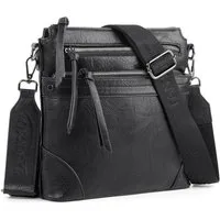 TANTOMI Schultertasche Mittelgroß Umhängetasche Damen mit RFID-Kartenfächern, Crossbody Bag Damen für Pendler und Reisen mit Abnehmbarem Riemen
