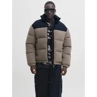Jack & Jones Steppjacke JCOFLARE TEDDY PUFFER JACKET