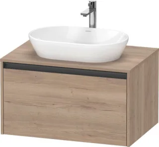 Duravit Ketho2 Konsolen-Waschtischunterbau wandhängend 800x550x459 Az 1 Ei K24885055550000
