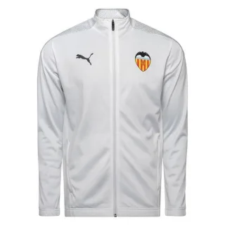 Puma Valencia CF Mens White Stadium Jacke