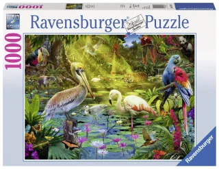 Ravensburger Puzzle 19673 - Vogelparadies [1.000 Teile]