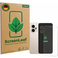 ScreenLeaf Displayschutzfolie Schutzfolie für Honor 400 (Display+Kamera), 2 Stück, nachhaltiger Displayschutz Schutz Folie Klar Transparent