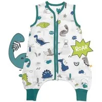 Schlummersack Kinderschlafsack Musselin Schlafsack mit Füßen, 0.5 Tog OEKO-TEX zertifiziert