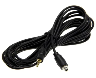 5m AUX In 3,5mm Klinken Stecker Buchse Adapter Kabel Verlängerung für ALLE PKW