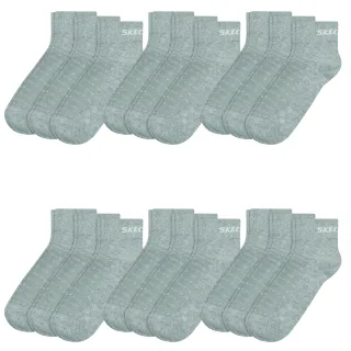18 Paar Skechers Unisex Quarter Socken SK42017