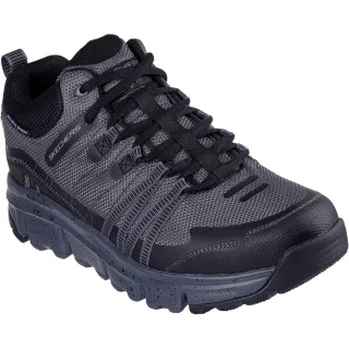 Skechers Summits AT Canobie Synthetische Herren Wanderschuhe in Anthrazit/Schwarz