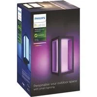 White & Color Ambiance Impress Outdoor Wandleuchte, LED-Leuchte schwarz