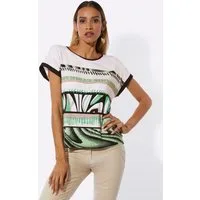 creation L T-Shirt Druck-Shirt Kurzarm