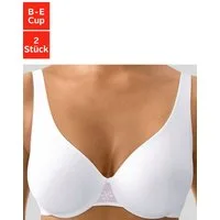 Nuance by Lascana T-Shirt-BH (Packung, 2 Stück) mit Bügel & nahtlosen Cups – auch ideal für große Größen