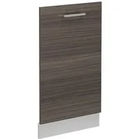 Vicco Frontblende R-Line, Edelgrau/Weiß, 45 cm ohne Arbeitsplatte (1 St)