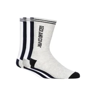 Duck and Cover - "Juble" Sportsocken für Herren(5er-Pack) (Weiß/Grau/Schwarz)