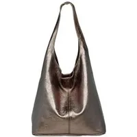Caspar Schultertasche große Damen Wildleder Tasche Hobo Bag - CLASSIC LINE - Modell No.767, angenehm leicht, ohne Innenfutter, mit Sicherheitsfach, 100% Echtleder