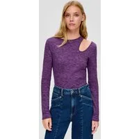 QS Langarmshirt T-Shirt Longsleeve aus Baumwollstretch
