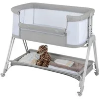COSTWAY Beistellbett 2 in 1 Reisebett, 7-stufig höhenverstellbar