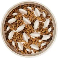 Piupet Antischlingnapf Antischlingnapf / Slow Feeder I Futternapf für Hunde I 0,4L 0,8L 1,4L, 50% Bambus, 50% recycelter Kunststoff (PP), Spülmaschinengeeignet, fördert langsames fressen