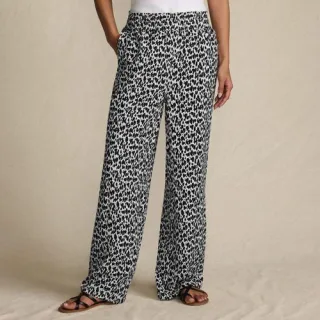 Dehnbund-Hose für Damen, Damen, size: regular, Rot, Baumwolle/Viskose/Baumwoll-Mischung, by Lands' End