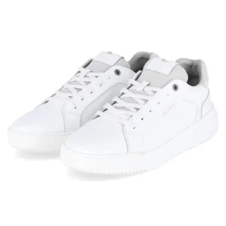 Bullboxer Low Sneaker - Gr. 41 - Weiß - Glattleder