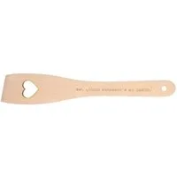 Spruchreif® Pfannenwender Pfannenwender aus Holz mit Herz und Gravur · Geschenk für Mama und Oma