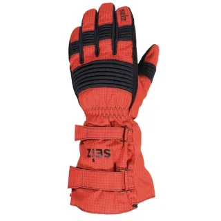 Einsatzhandschuh | SEIZ | THERMO-FIGHTER RED | EN 659:2003 | Größe 6-13 | rot | Lederinnenhand | weite Stulpe | hitzebeständig | atmungsaktiv